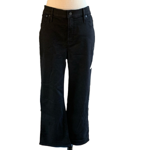 J Crew sz 34 All day stretch black bootcut pants NWT
